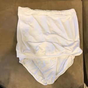 White trendy one piece size small